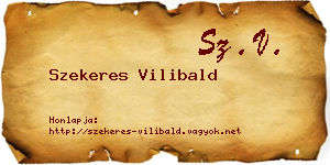 Szekeres Vilibald névjegykártya